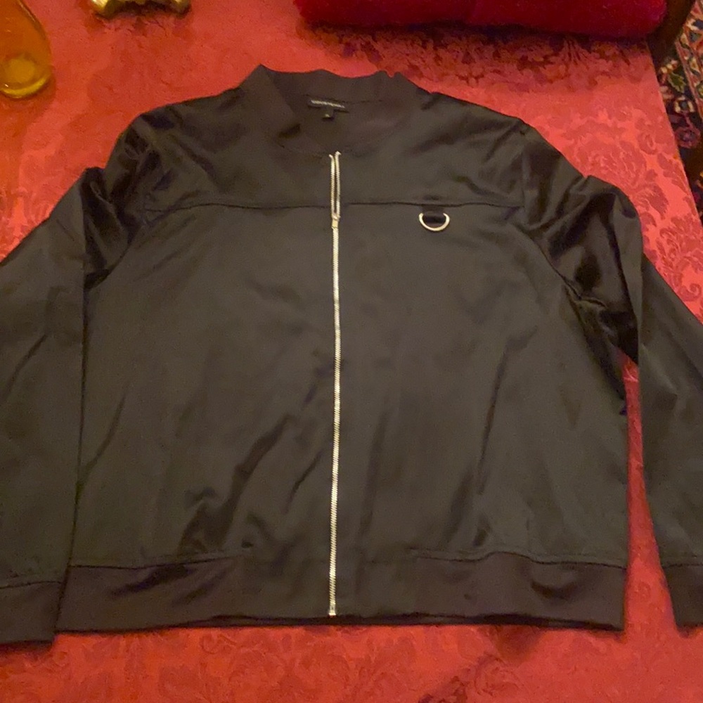 COURTENAY black silky jacket